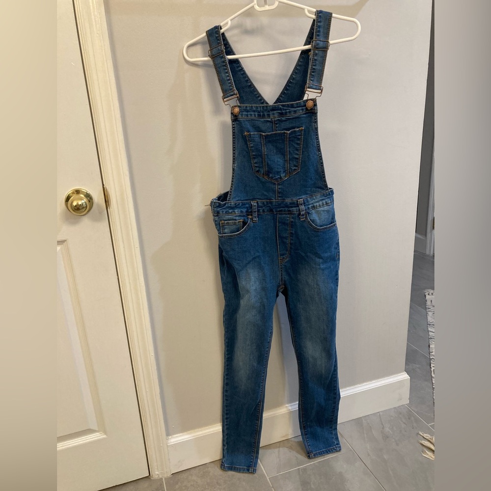 Denim Blvd Los Angeles overalls size small skinny leg
